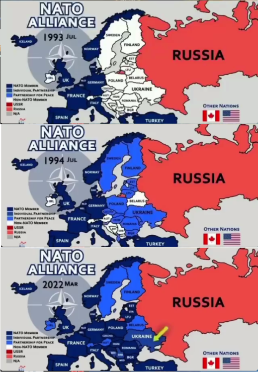 NATO-Erweiterungen 1993-2022